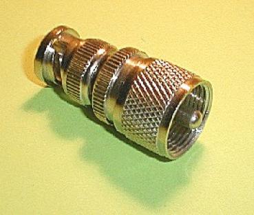 Adapter PL-Stecker auf BNC-Stecker