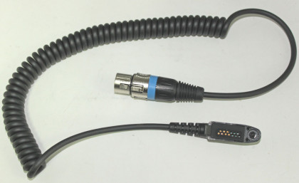 LH-M005-COIL, Adapterkabel für Motorola GP388 u.ä., 4 pol. XLR-Kupplung