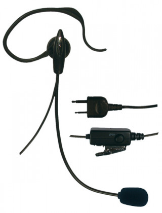 AE30 Mik / Kopfhörer VOX/PTT, mit geradem Duostecker 2,5/3,5mm