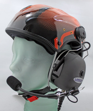 SOLAR X2, UL-Helm, orange (schwarz/orange)