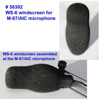 WS-6, Windschutz für M-87/AIC dynamische Mikrofone