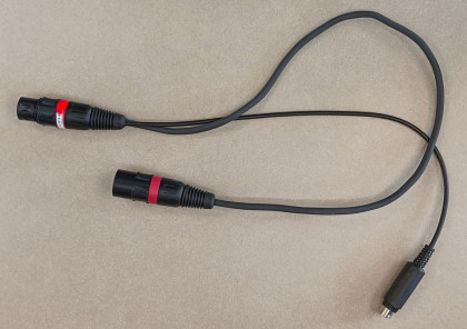 BTA-AK-5-KEN, Bluetooth-Anschlußkabel mit 5 pol. XLR-Stecker und 5 pol. XLR-Buchse