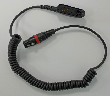 LH-M004a-COIL-5 Adapterkabel für Motorola GP320 u.ä., 5 pol. XLR-Kupplung