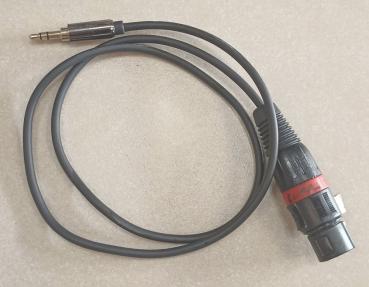 LH-J010-5, Adapterkabel mit 3,5mm Stereo-Klinkenstecker, gerade, 5 pol. XLR