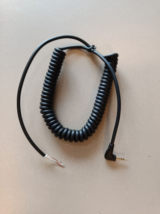 Winkelstecker für MOTOROLA FRS, mit Wendelkabel