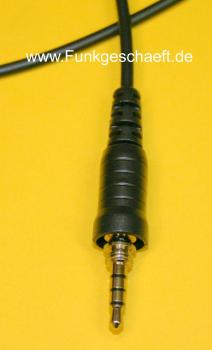 Stecker für VERTEX VX-7R u.ä., 3,5mm 4polig, 60cm Kabel