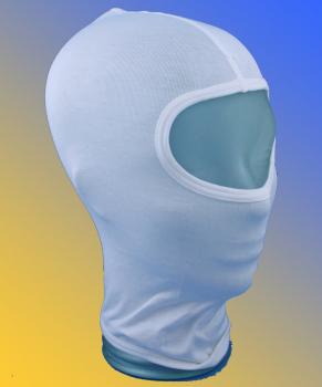 Sturmhaube / Schutzmaske aus sehr saugfähigem MICRO-MODAL, weiß