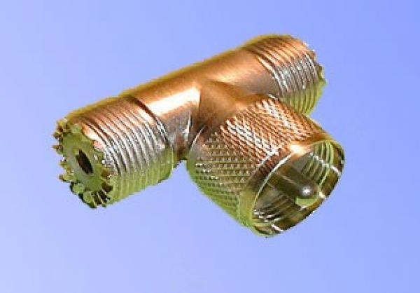 PL-T-Adapter 2 x Buchse 1 x Stecker