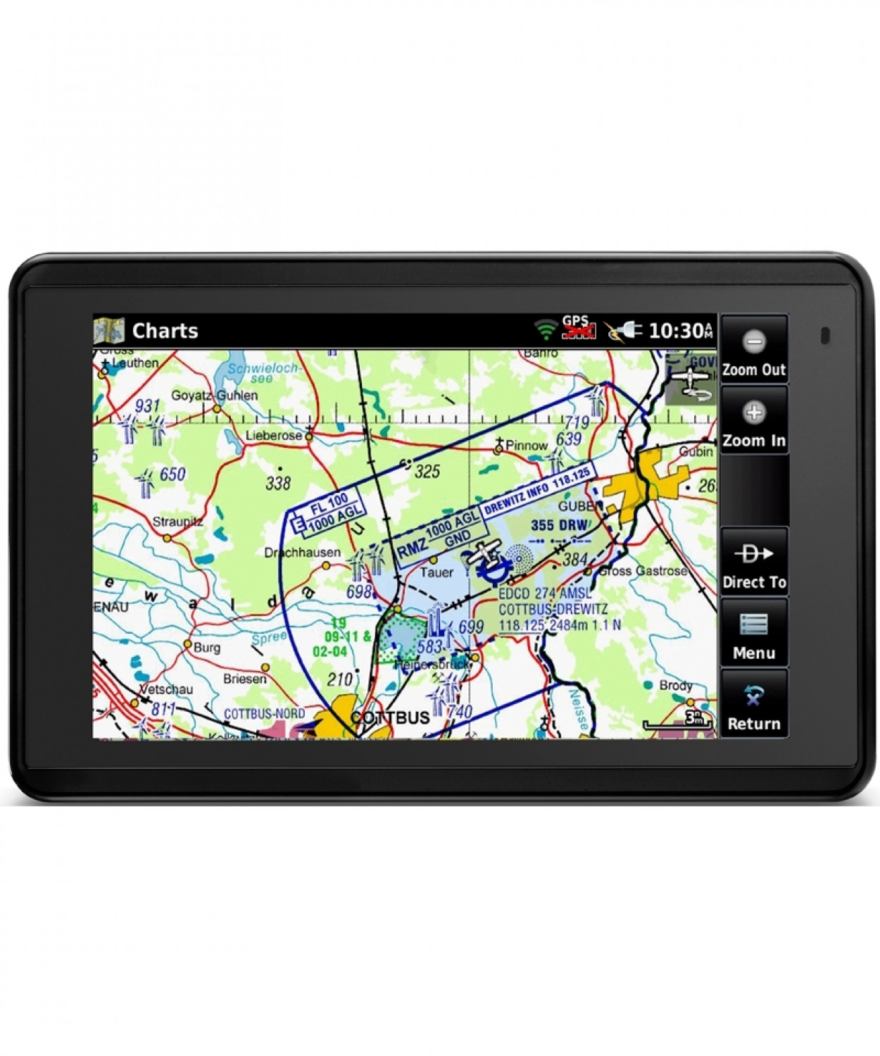 Garmin AERA 660, Touchscreen Luftfahrt GPS-Empfänger