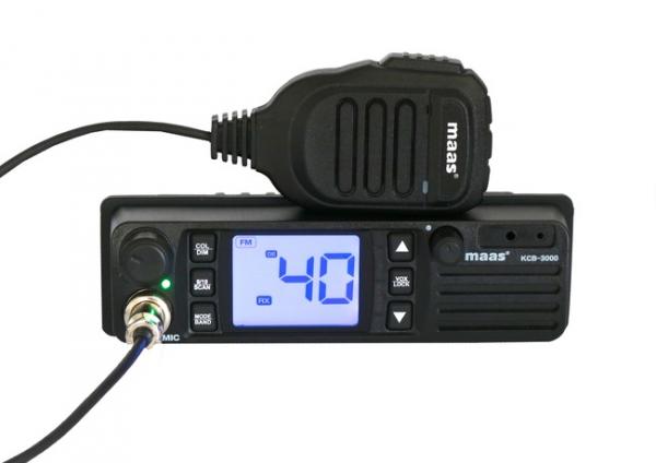 MAAS KCB-3000 CB-Mobilfunkgerät Multistandard, für DIN-Rahmen