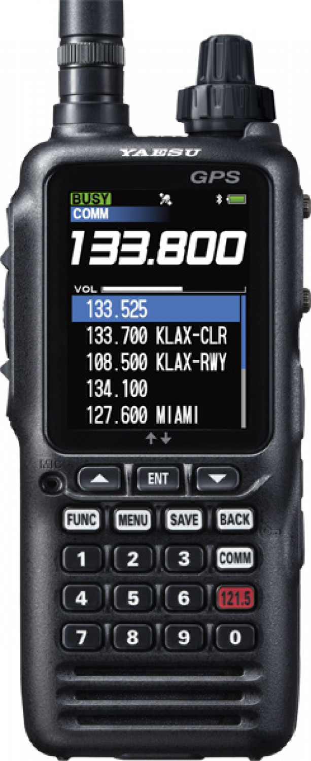 FTA-850L Spirit, VERTEX Flugfunk Handgerät, mit 8,33 KHz / 25 KHz Raster