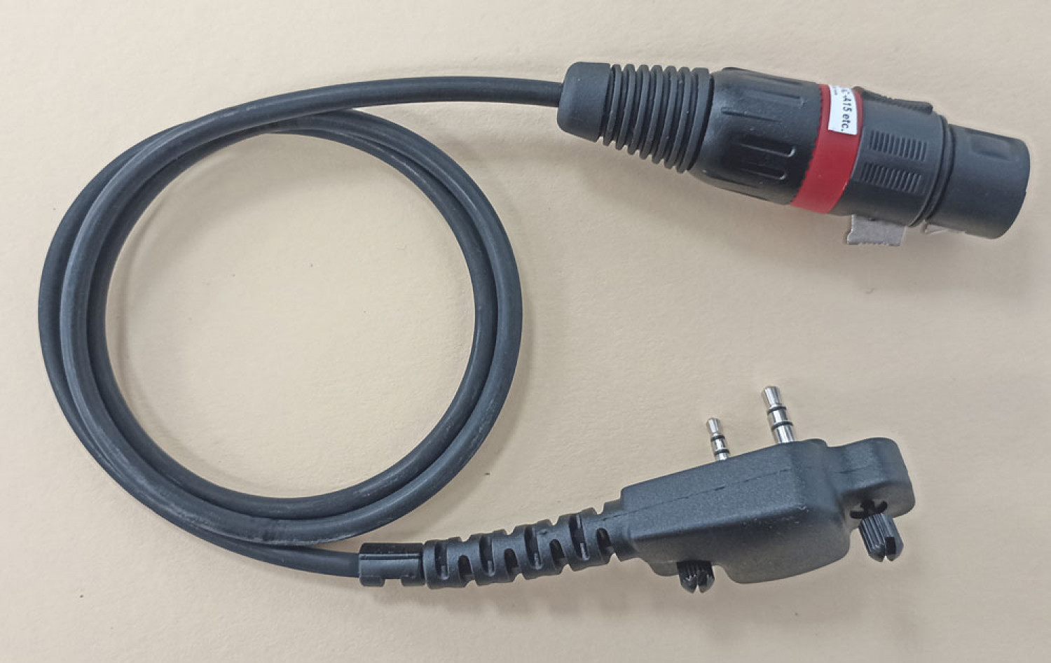 LH-S005-5, Adapterkabel für ICOM IC-A15/IC-A15S/IC-A14 etc., mit Schrauben, 5 pol. XLR