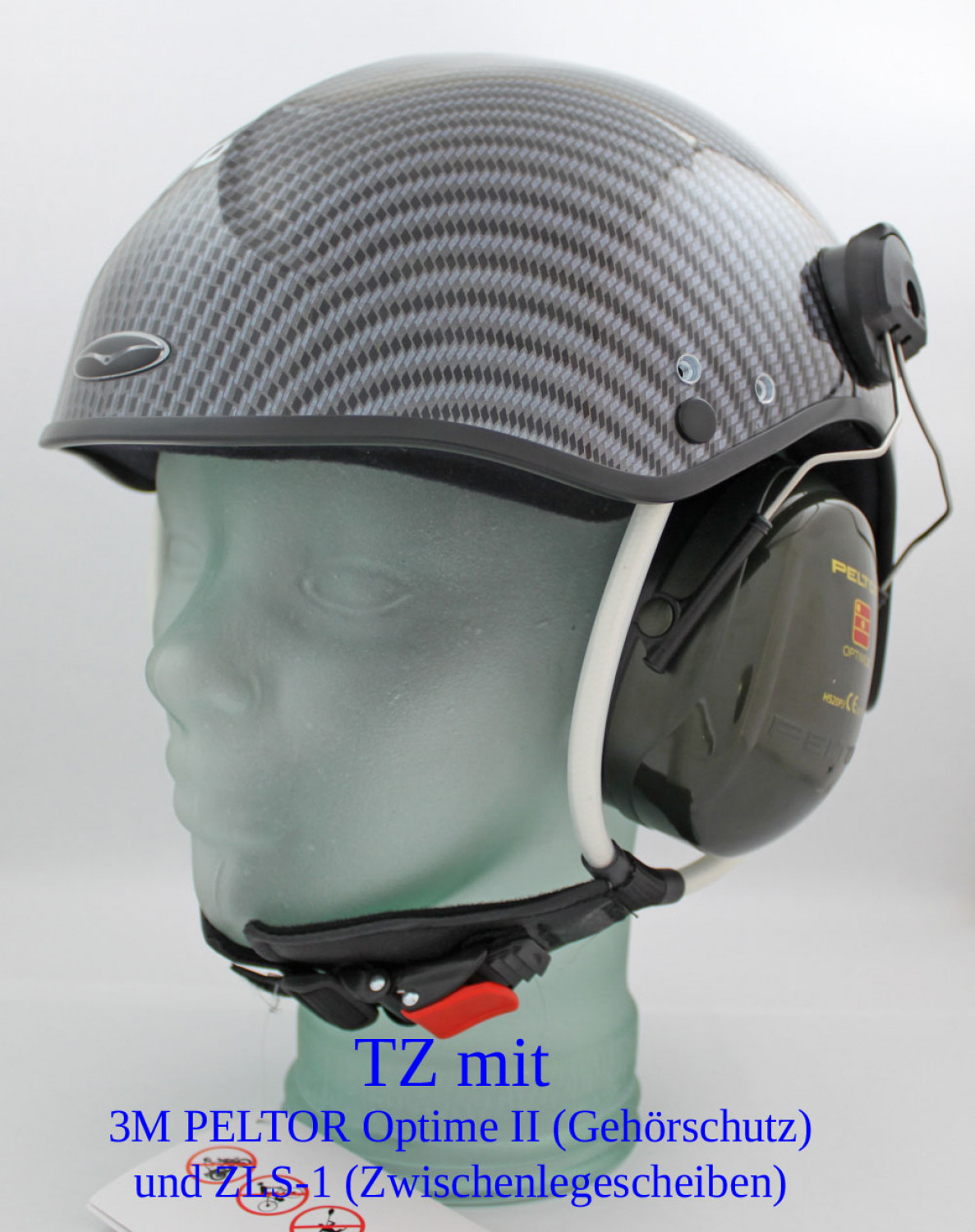TZ ICARO UL-Helm, Carbon Optic