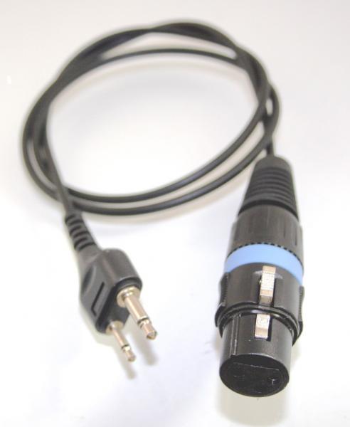 LH-S002, Adapterkabel für YAESU/STANDARD, gerade mit 4 pol. XLR