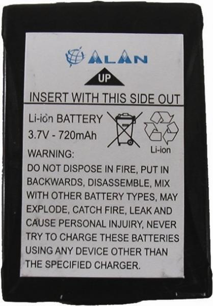 Akku für Alan 777, Akkupack, Li-Ion 3,7V, 650 mAh