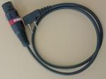 LH-S001-5, Adapterkabel für YAESU/STANDARD, Winkel und 5 pol. XLR-Kupplung